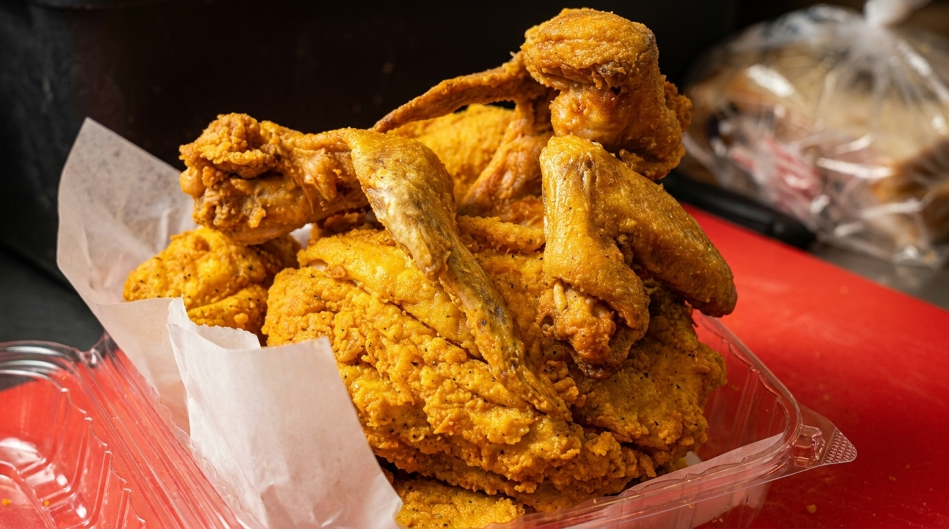 Catering wings, fish and sides