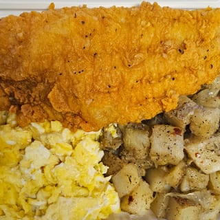 Channel Catfish & Eggs Platter