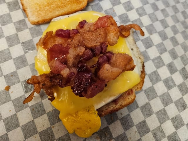 Bacon & Egg Sandwich.