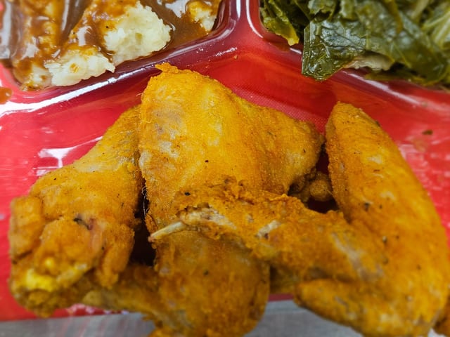 Wings Dinner Two Sides.