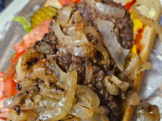 Hamburger Sub.