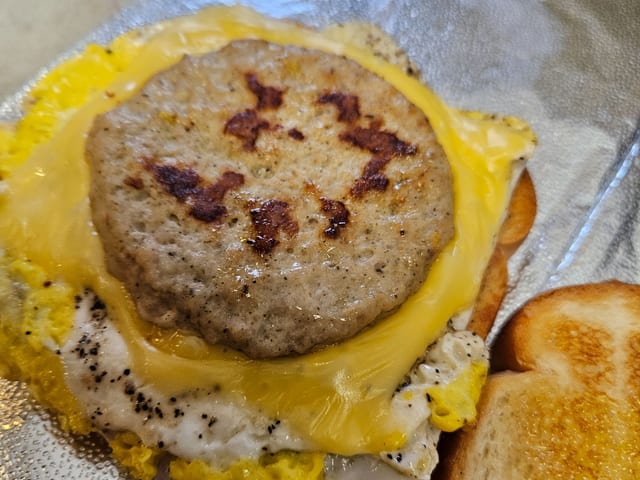 Turkey Sausage & Egg.