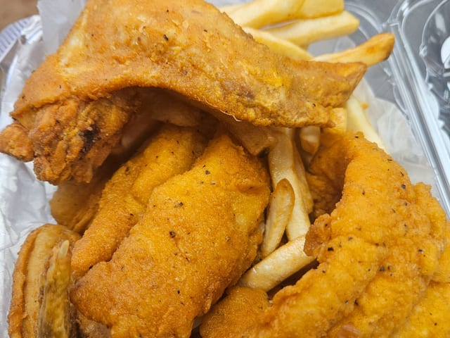 3 Wings & 3 Piece Fish & Fries.